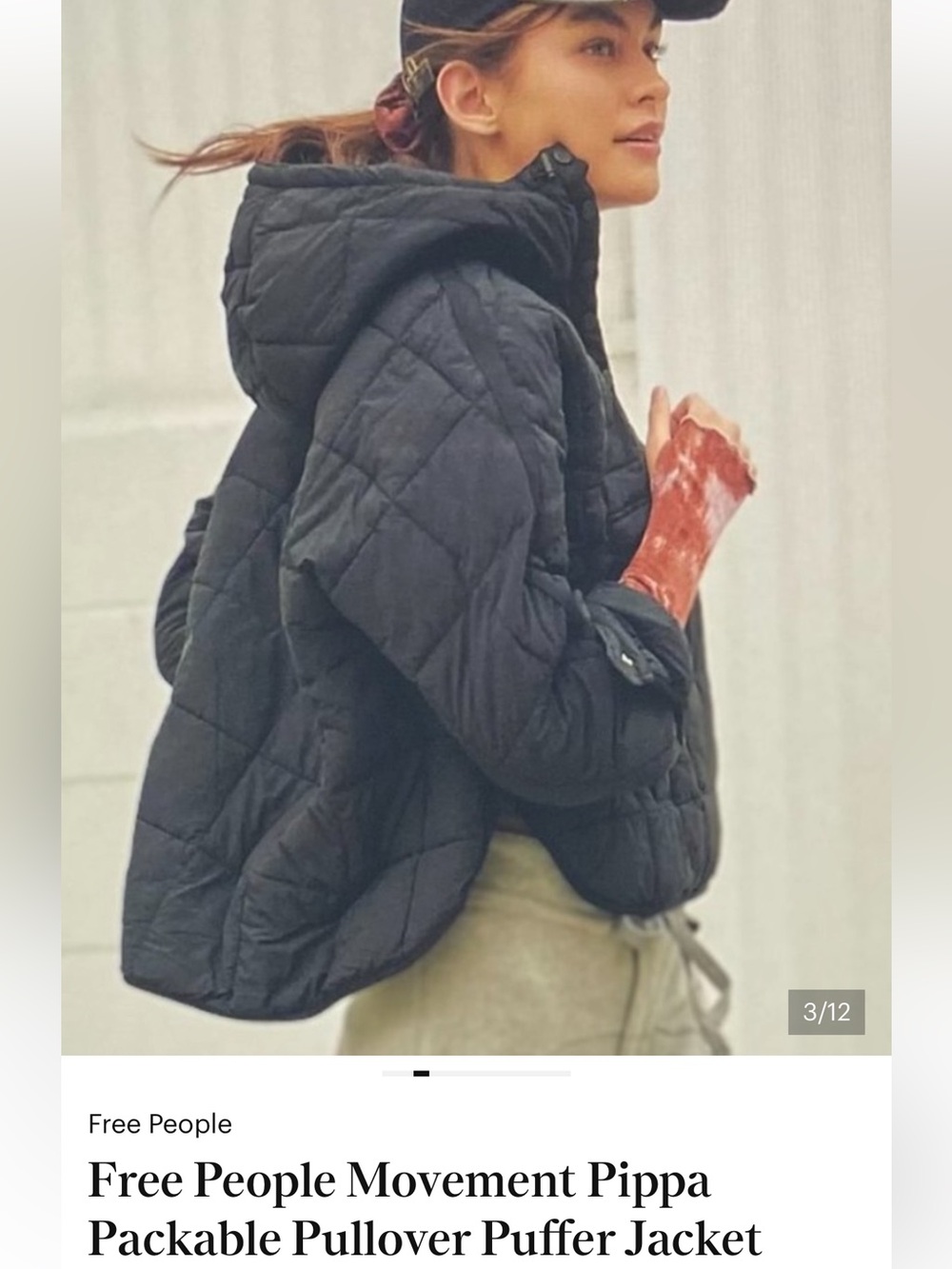 FP Movement  Pippa Packable Pullover Puffer Jacket